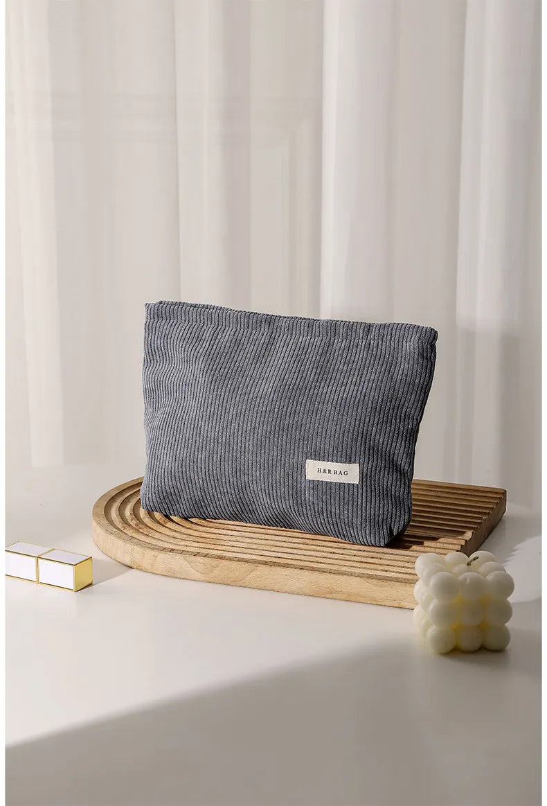 Corduroy Make up bag