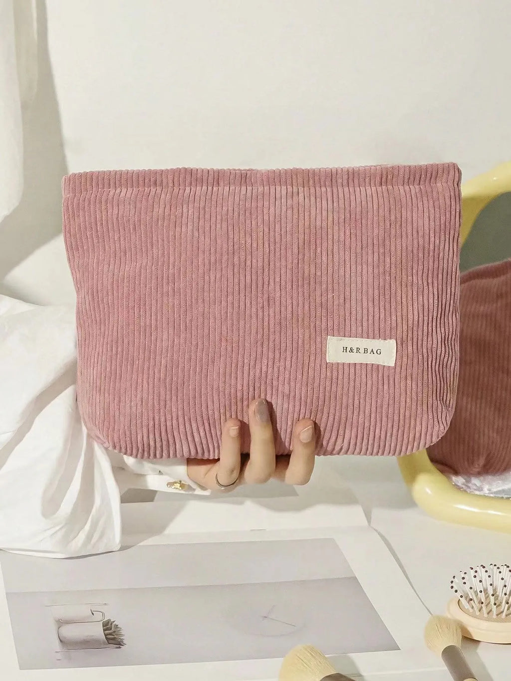 Corduroy Make up bag