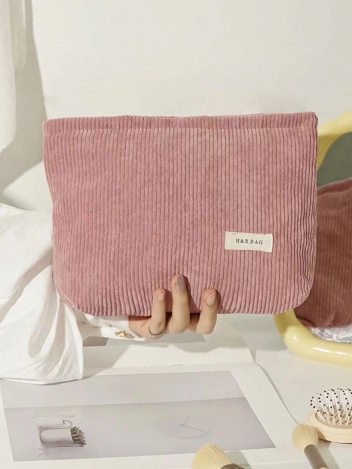 Corduroy Make up bag