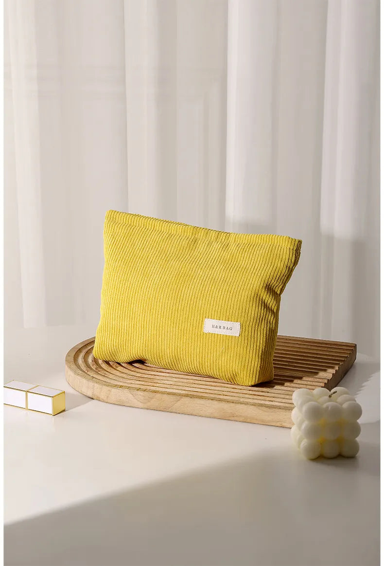 Corduroy Make up bag