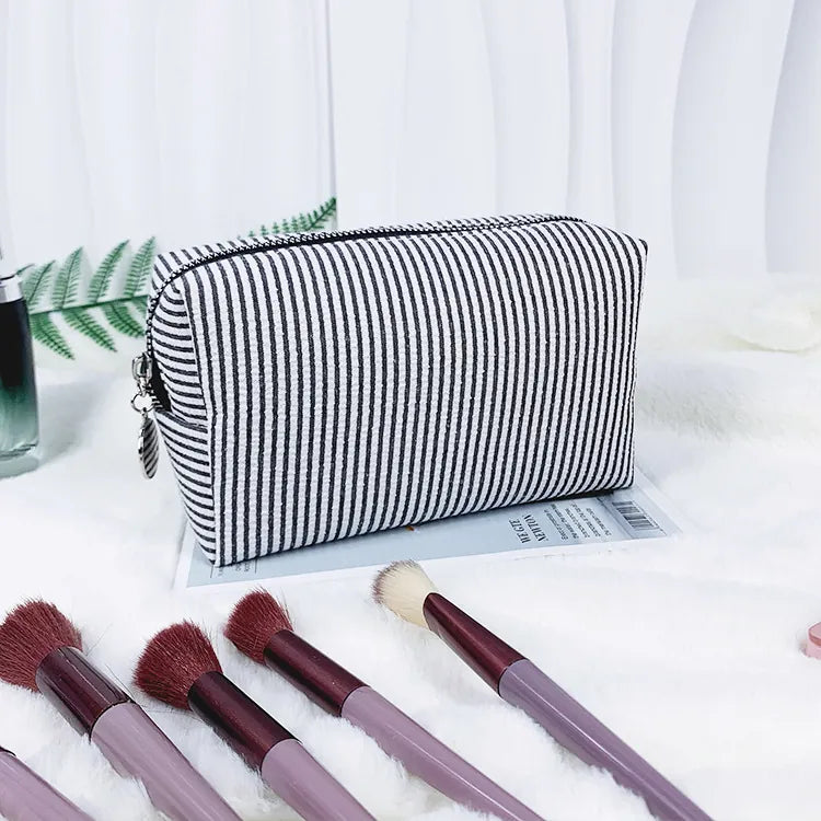 Quilted Floral cosmetic bag soft