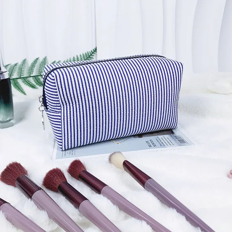 Quilted Floral cosmetic bag soft